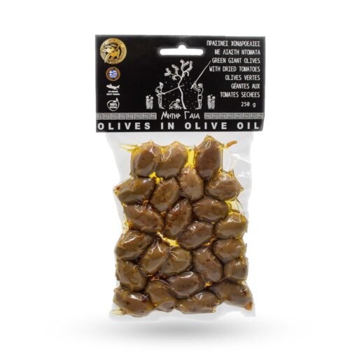 Olives Vertes Géantes aux Tomates Séchées